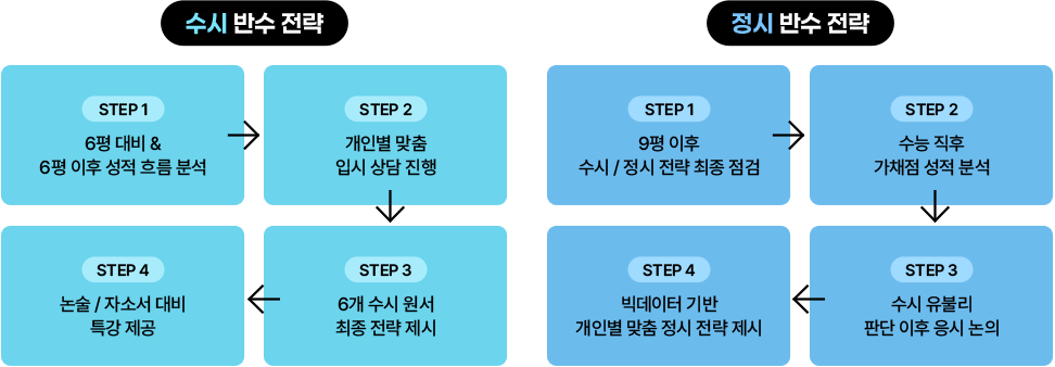 수시, 정시 반수전략