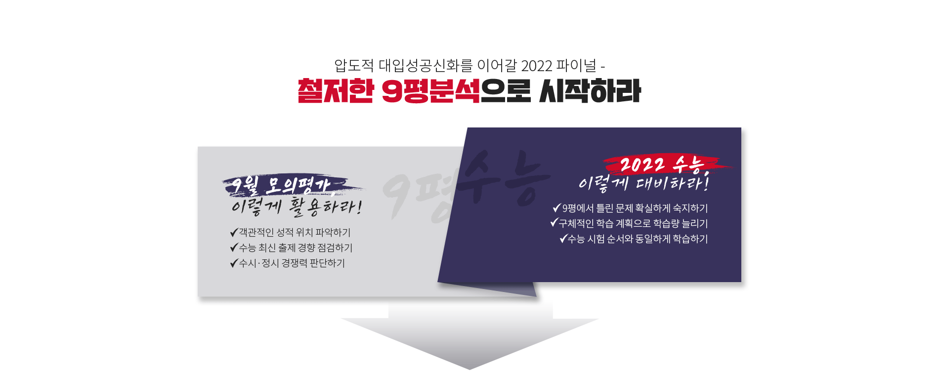 철저한 9평분석으로 시작하라