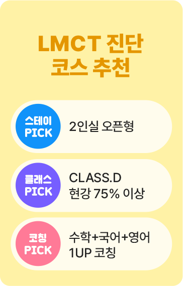 인서울- LMCT 진단 코스추천