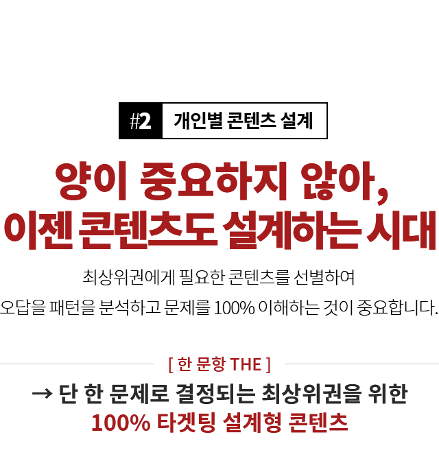 100% 타겟팅 설계형 콘텐츠