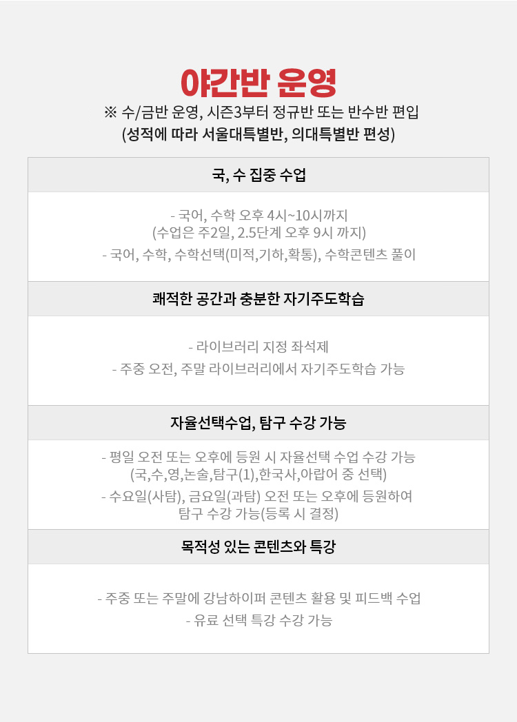 야간반운영